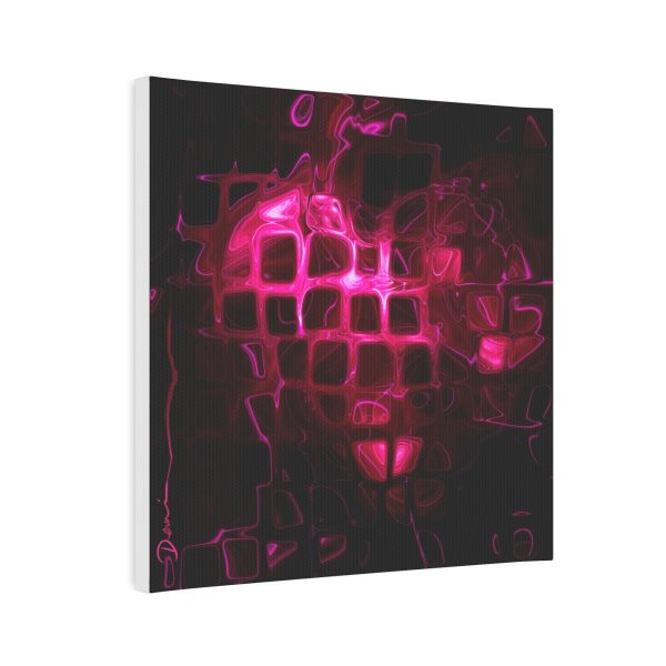 Abstract Heart Canvas Photo Tile - Heartbeat - Image 2