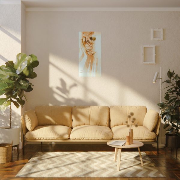 Abstract Art Canvas Wall Decor –The Silent Sun - Image 3