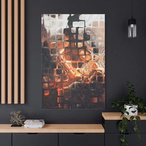 Abstract Art Canvas - Tempered Existence - Image 4