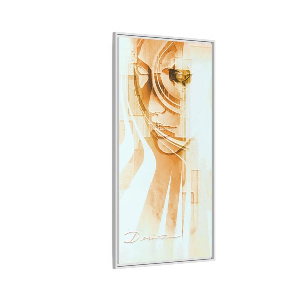 Framed Abstract Canvas Art - The Silent Sun - Image 10