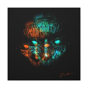 Modern Abstract Wall Art Canvas, Dual Frequency