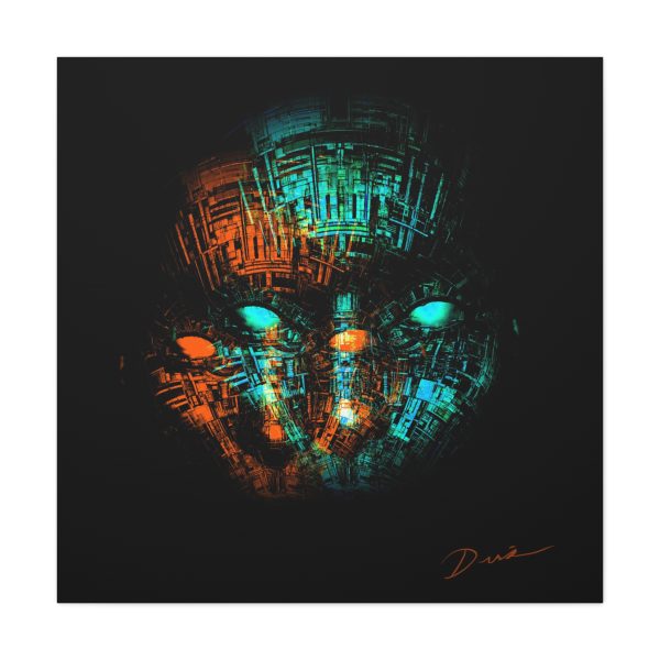 Modern Abstract Wall Art Canvas, Dual Frequency