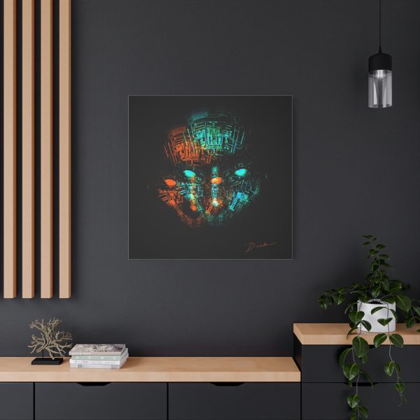 Modern Abstract Wall Art Canvas, Dual Frequency - Image 3